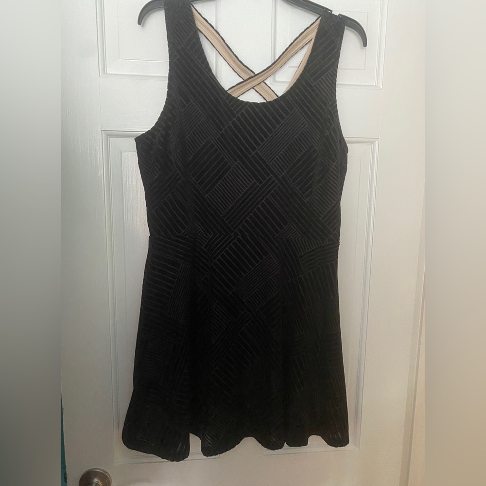 Black mini skater dress from Candies